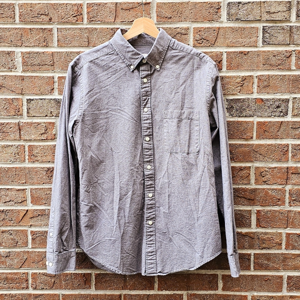 Merona Casual/Oxford Button Up | Men's Gray Medium
